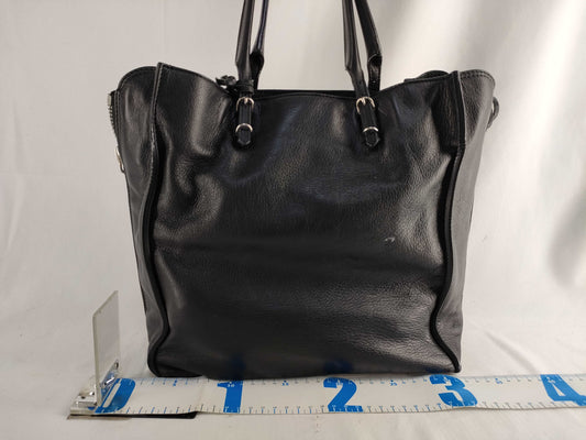 BALENCIAGA PH - Balenciaga Papier A6 Black Leather Handbag