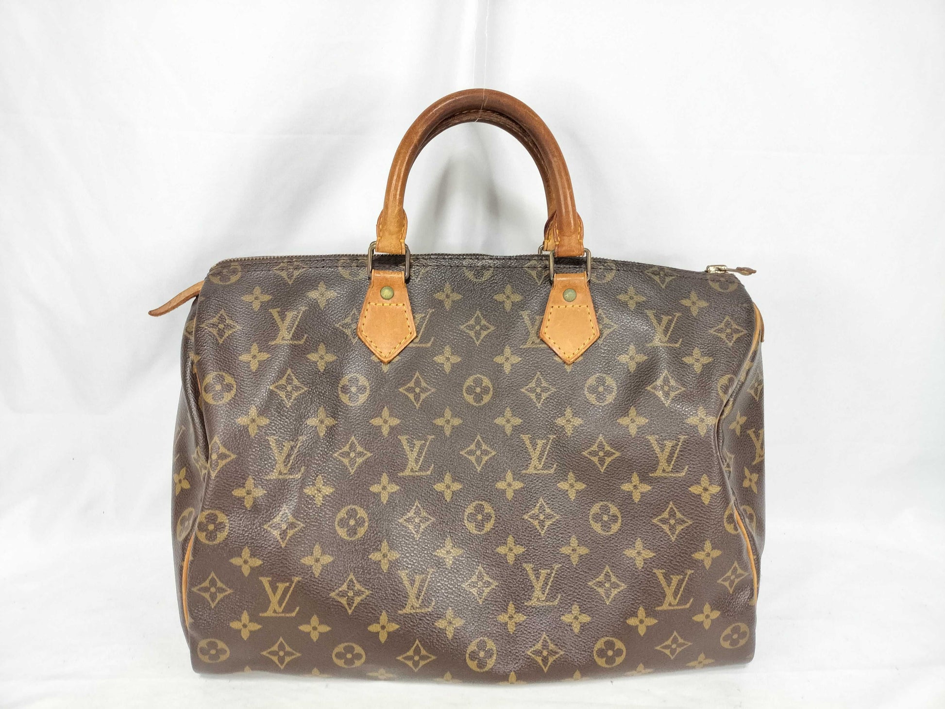 LOUIS VUITTON M41524 Monogram Louis Vuitton Speedy 35 M41524 MB8904 Brown Handbag