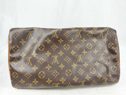 LOUIS VUITTON M41524 Monogram Louis Vuitton Speedy 35 M41524 MB8904 Brown Handbag