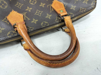 LOUIS VUITTON M41524 Monogram Louis Vuitton Speedy 35 M41524 MB8904 Brown Handbag