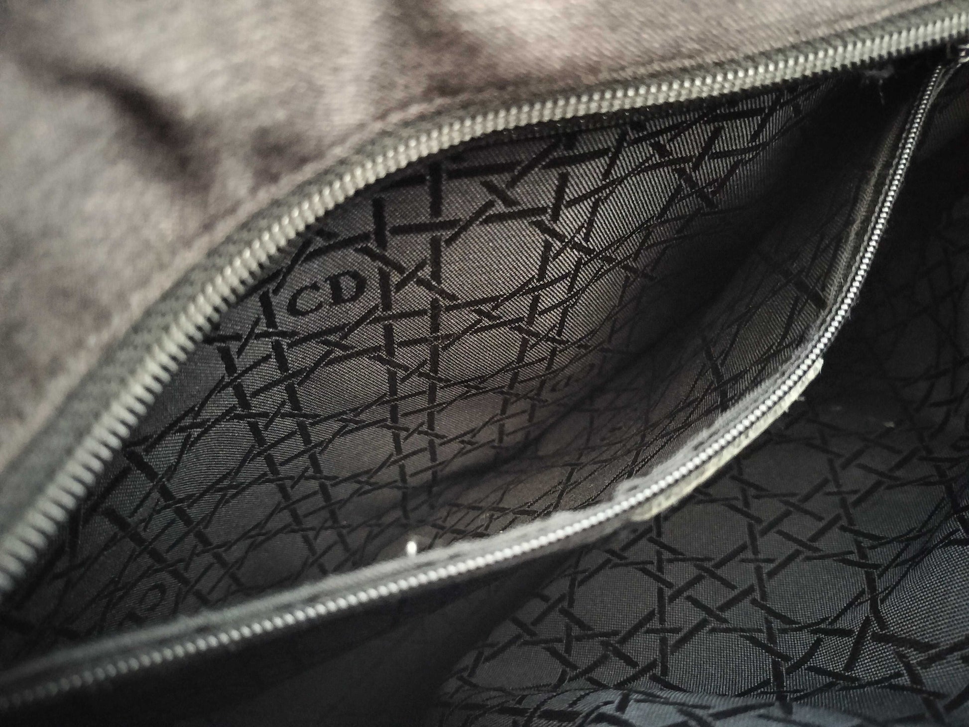 Dior Lady Dior Christian Dior Lady Dior Cannage Nylon Handbag