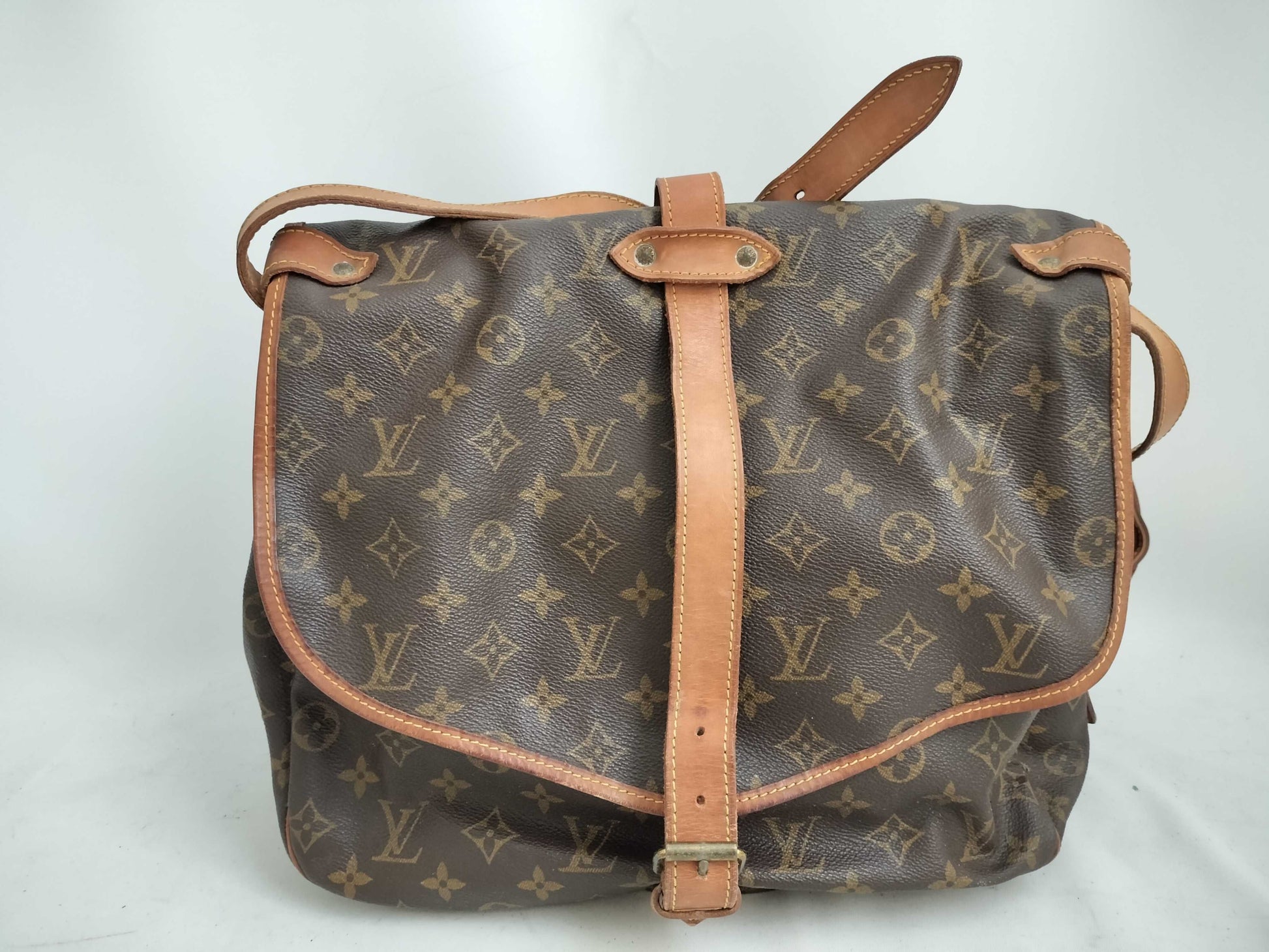 LOUIS VUITTON M42254 Monogram Saumur 35 M42254 Brown Shoulder Bag