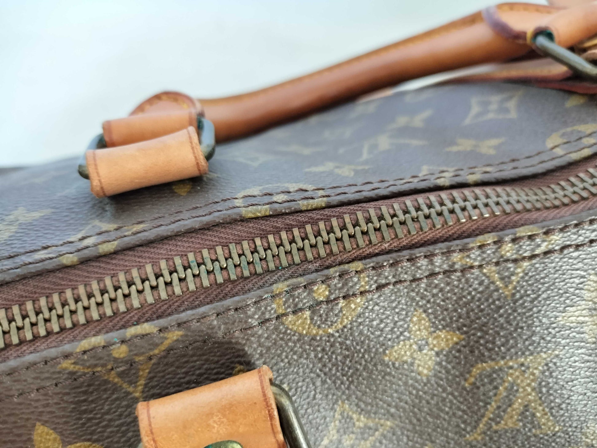 LOUIS VUITTON M41414 Monogram Louis Vuitton Monogram Keepall Bandouliere 55 M41414 831 Brown Boston Bag