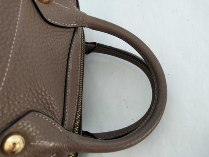 LOEWE May 28 Leather x Ostrich 2-Way Shoulder Bag Handbag