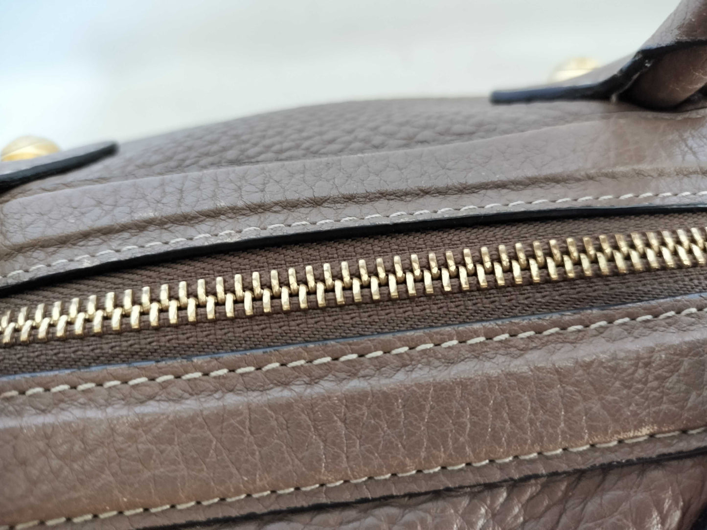 LOEWE May 28 Leather x Ostrich 2-Way Shoulder Bag Handbag