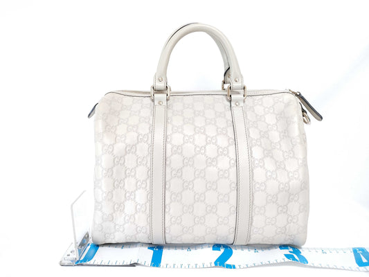 GUCCI ID - Gucci Leather Guccissima Joy Boston Handbag White #265697493075 Handbag