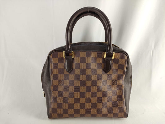 LOUIS VUITTON N51150 Damier Brera Handbag VI0918 Brown