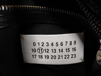 Maison Margiela 4-Stitch Leather Shoulder Bag Black Shoulder Bag