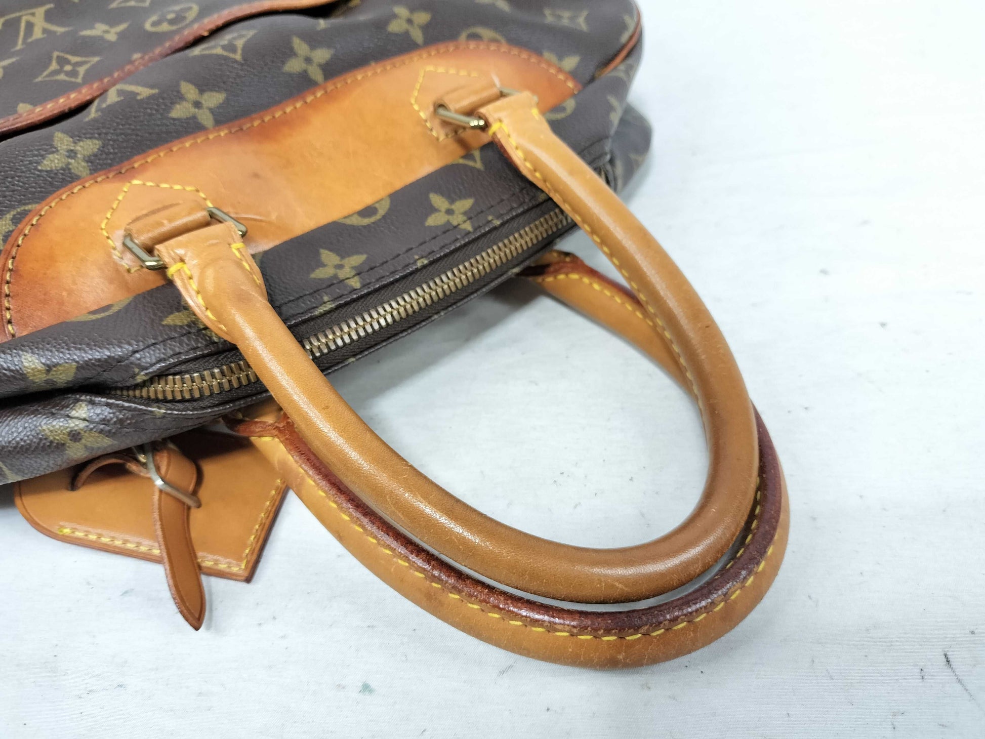 LOUIS VUITTON M42228 Monogram Trouville M42228 VI0964 Brown Handbag