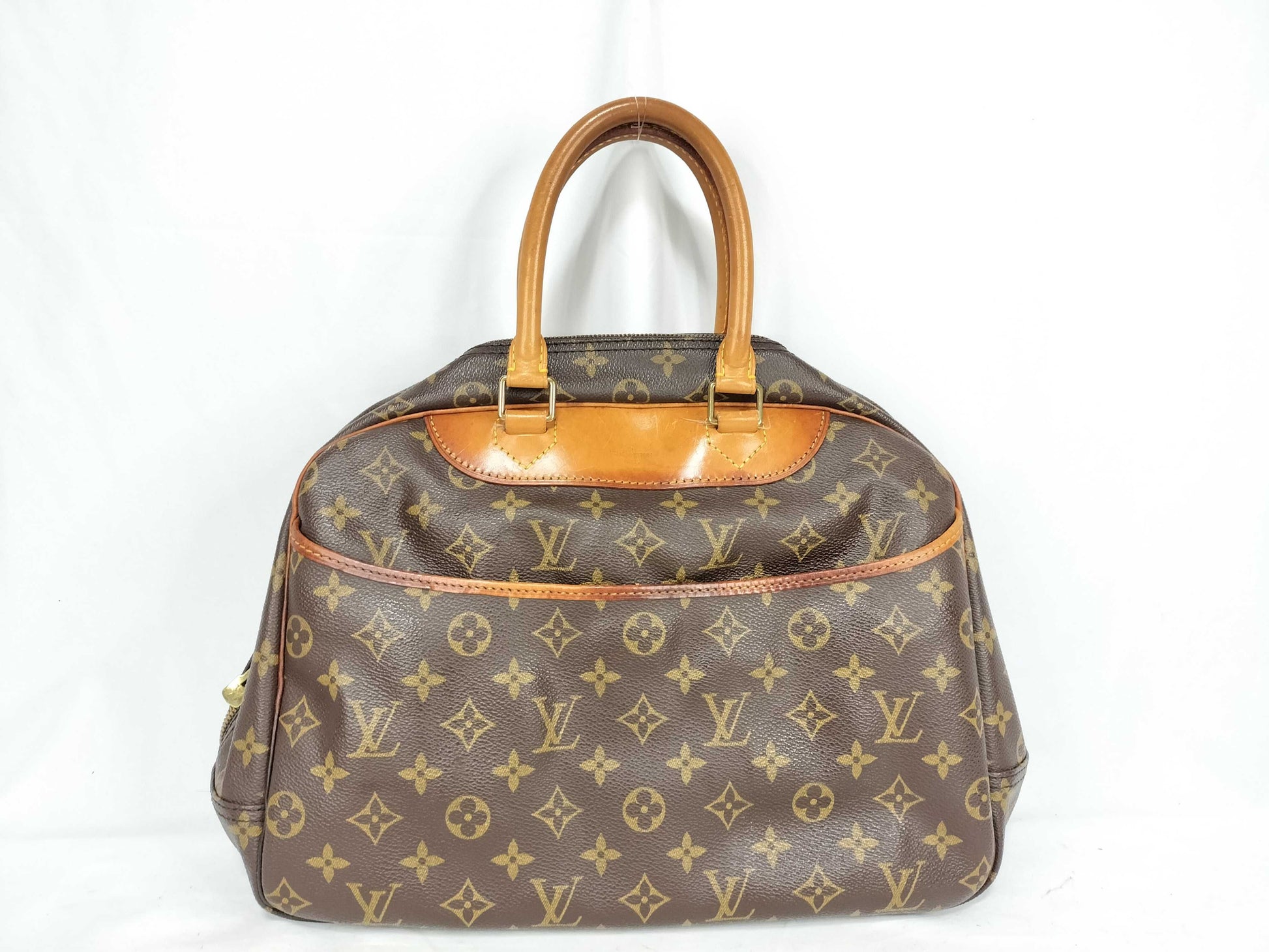 LOUIS VUITTON M42228 Monogram Trouville M42228 VI0964 Brown Handbag