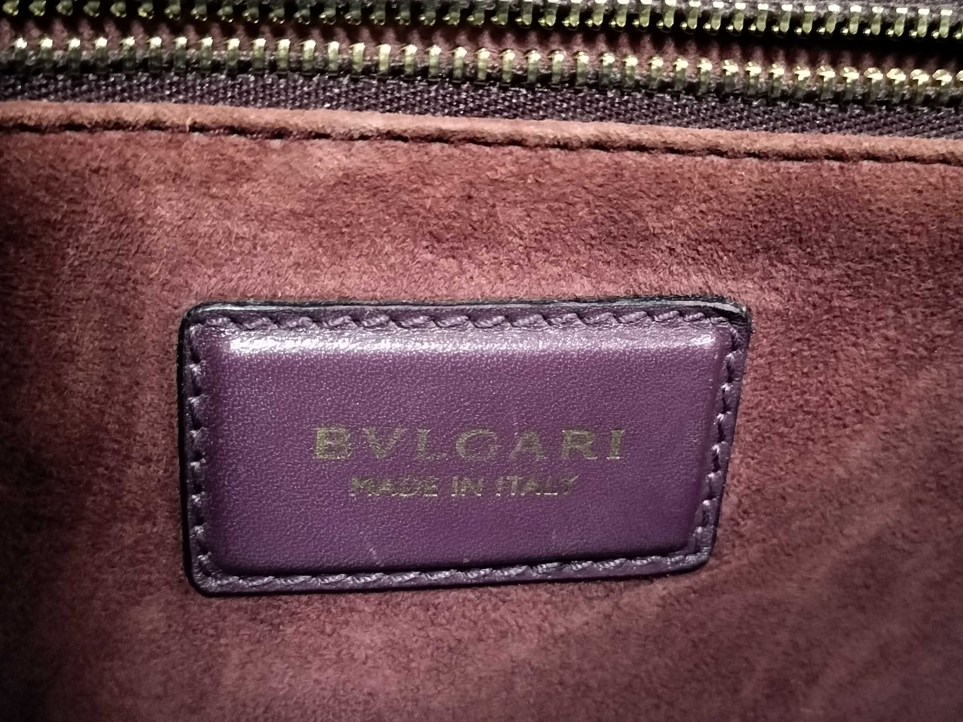 BVLGARI QT - Bvlgari Blue Leather Medium Serpenti Tote Handbag