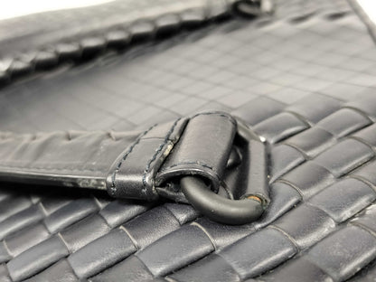 BOTTEGA VENETA Intrecciato HK - Bottega Veneta Intrecciato Leather Business Bag