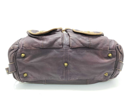 Miu Miu Miu Miu Vintage Leather Tote Bag Y2K Boston Bag