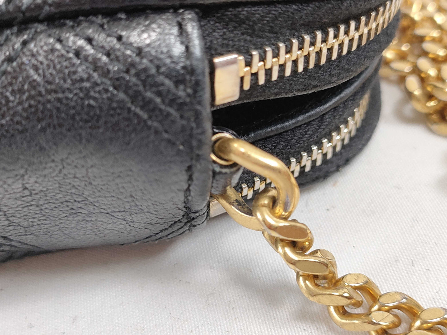 SAINT LAURENT Becky Quilted Leather Chain Shoulder Bag, Black, 608941