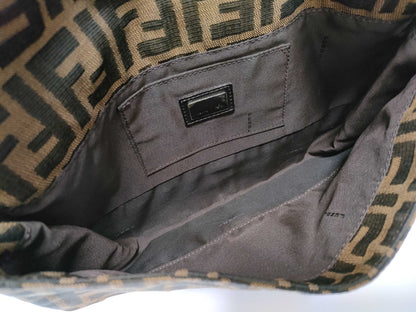 FENDI Zucca Mamma Bucket Handbag