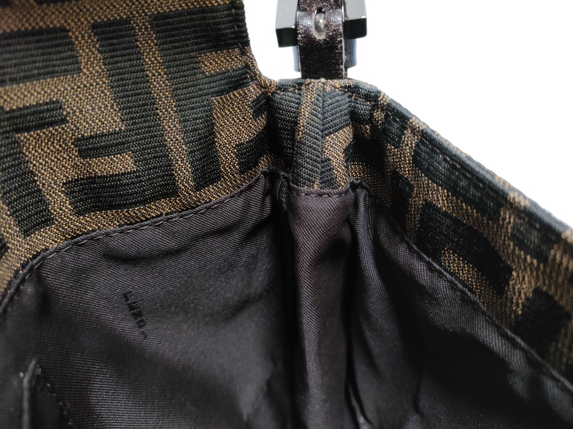 FENDI Zucca Mamma Bucket Handbag
