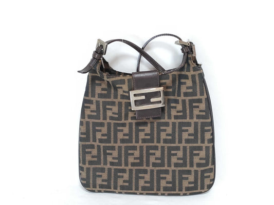 FENDI Zucca Mamma Bucket Tote Bag
