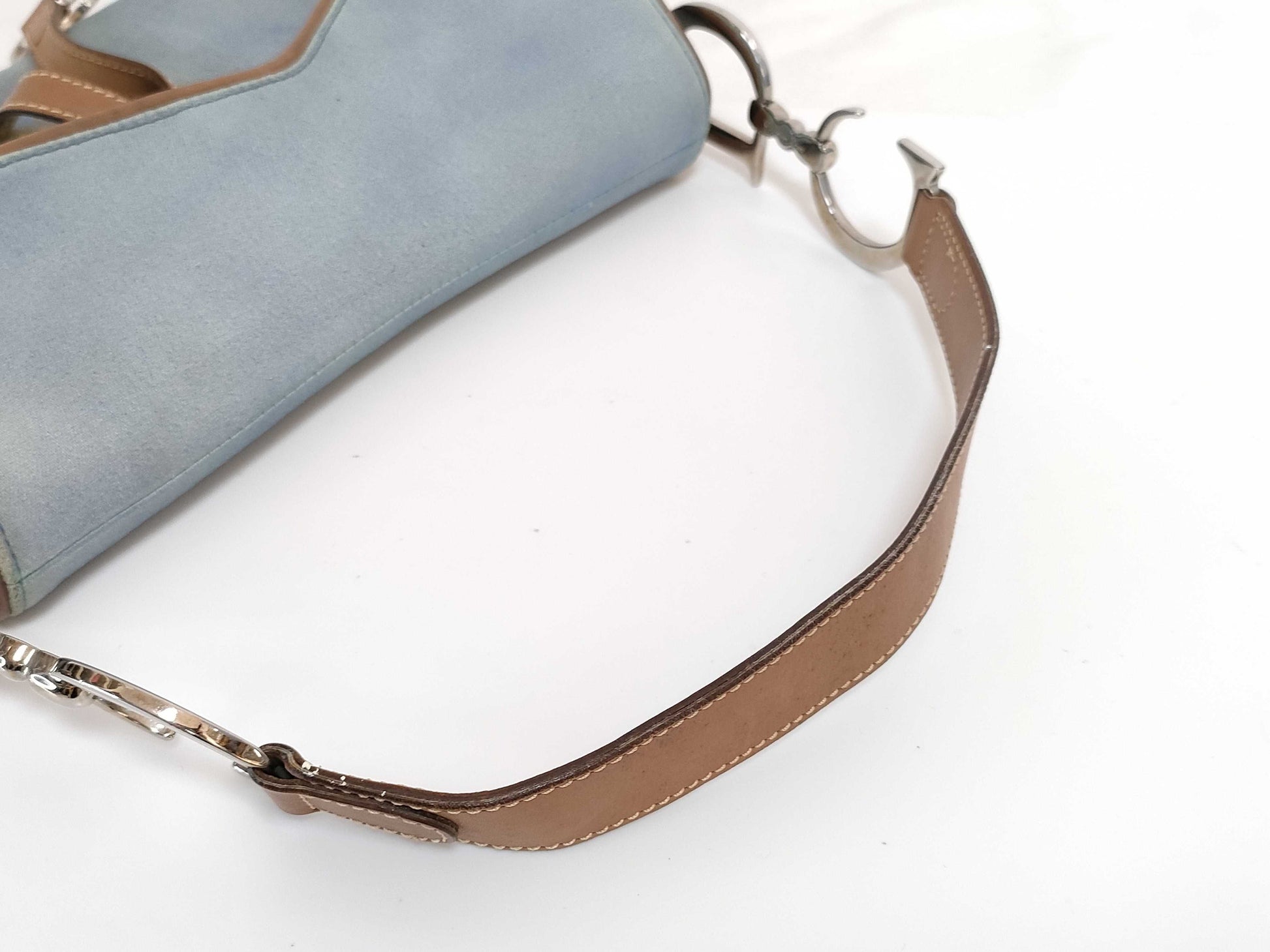 Dior Saddle Bag Denim Handbag