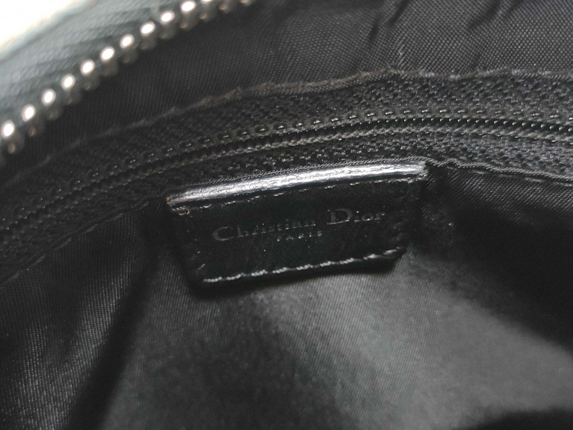 Dior Harako Animal Fur D-Metal Handbag