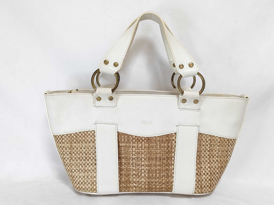 Chloe raffia handbag handbag