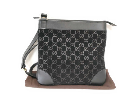 GUCCI GG Velvet Shoulder Bag