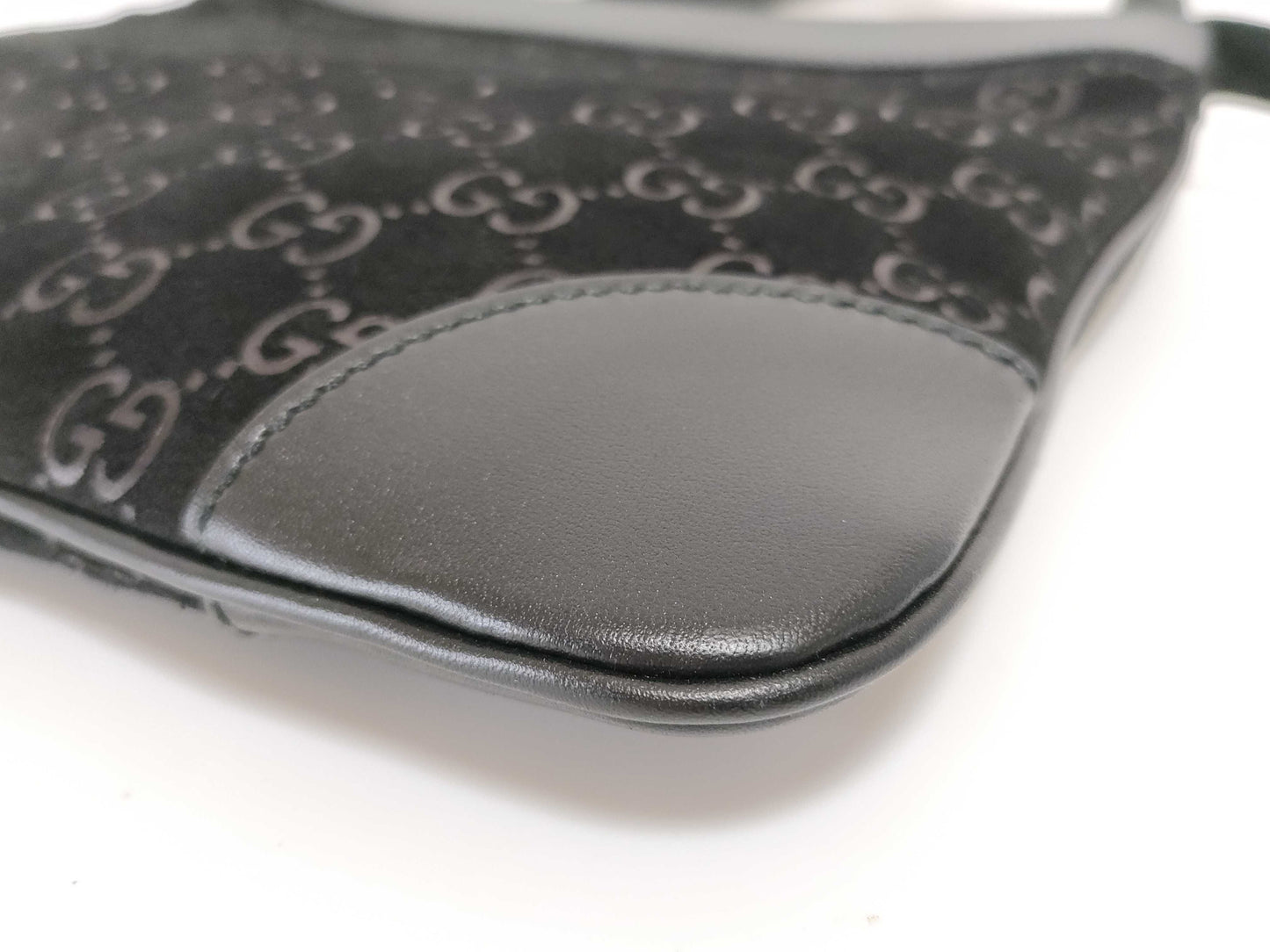 GUCCI GG Velvet Shoulder Bag