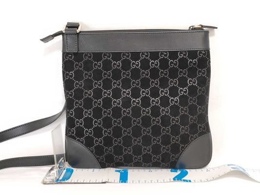 GUCCI GG Velvet Shoulder Bag