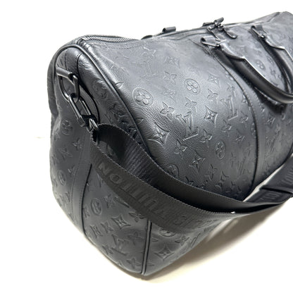LOUIS VUITTON Boston Bag M44810 2024 Monogram Shadow Keepall Bandouliere 50 Boston Bag