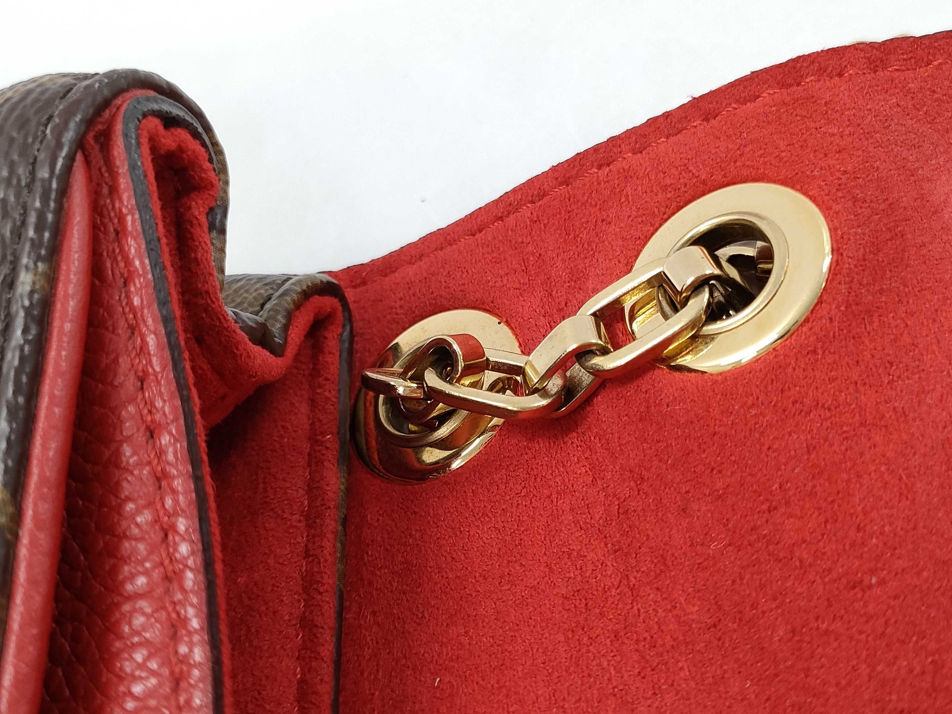 LOUIS VUITTON Pallas Chain Monogram M41201 Shoulder Bag