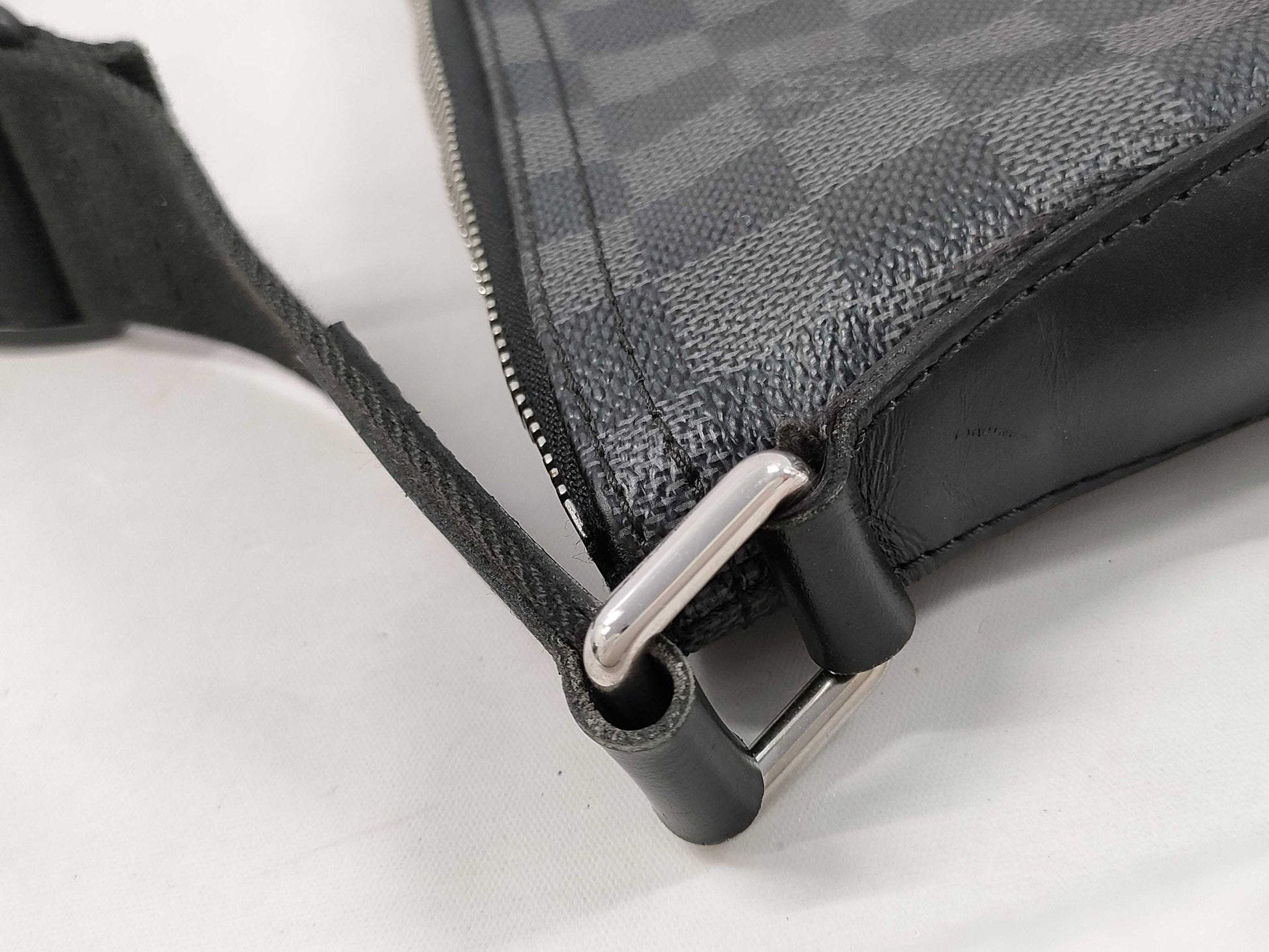 LOUIS VUITTON Damier Graphite / Mick MM N41106 Shoulder Bag