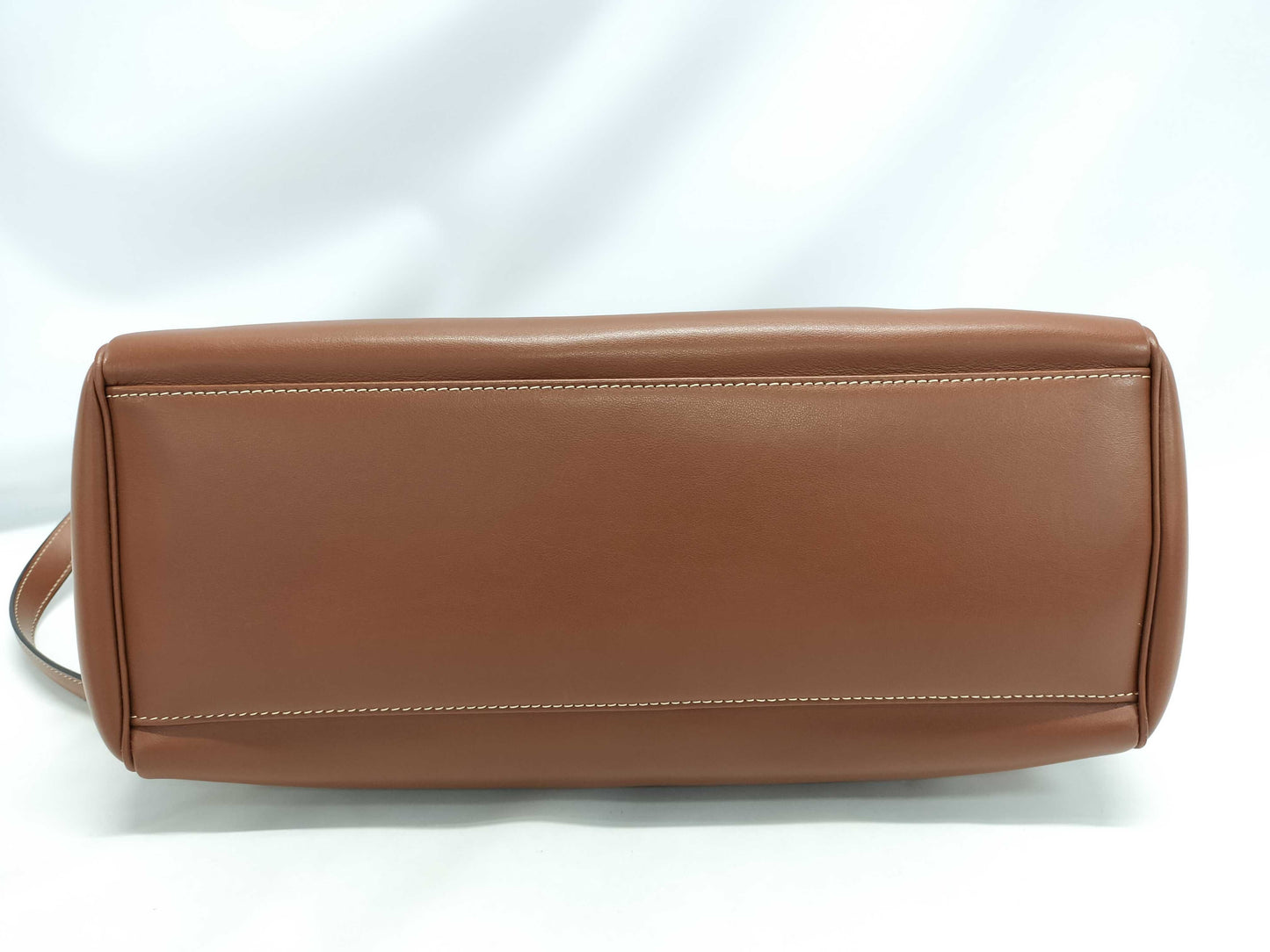 CELINE Seize Medium 2-Way Tote Bag 195543 Brown Leather with Gold Hardware F SL 2243 Tote Bag