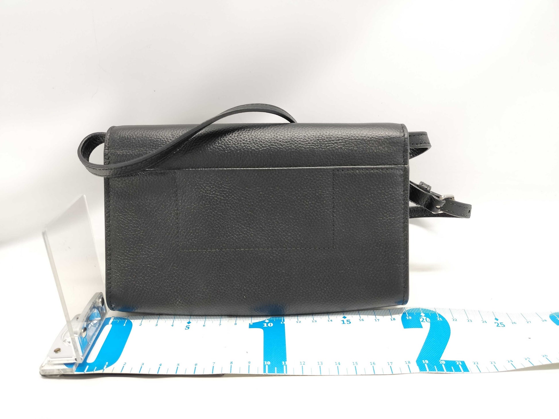 BALENCIAGA BALENCIAGA Mini Shoulder Bag 616034 Black with Silver Hardware Leather Shoulder Bag