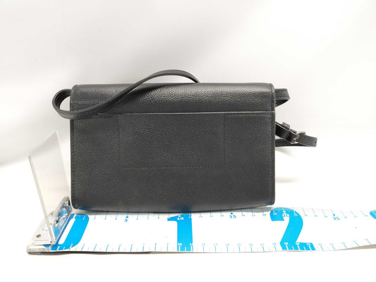 BALENCIAGA BALENCIAGA Mini Shoulder Bag 616034 Black with Silver Hardware Leather Shoulder Bag
