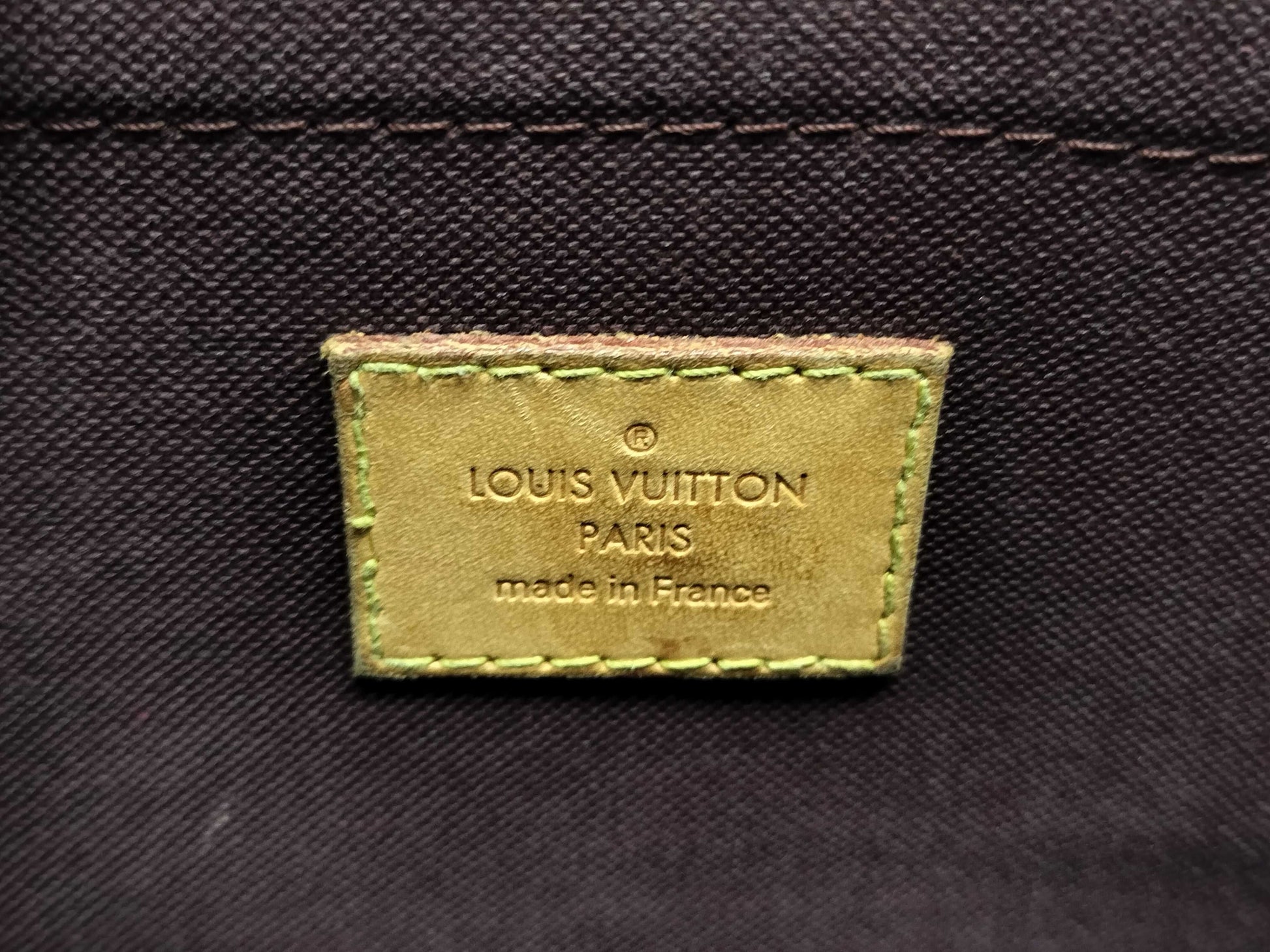 LOUIS VUITTON Favorite PM 2-way Shoulder Bag Monogram M40717 Brown with Gold Hardware, Canvas and Leather Shoulder Bag