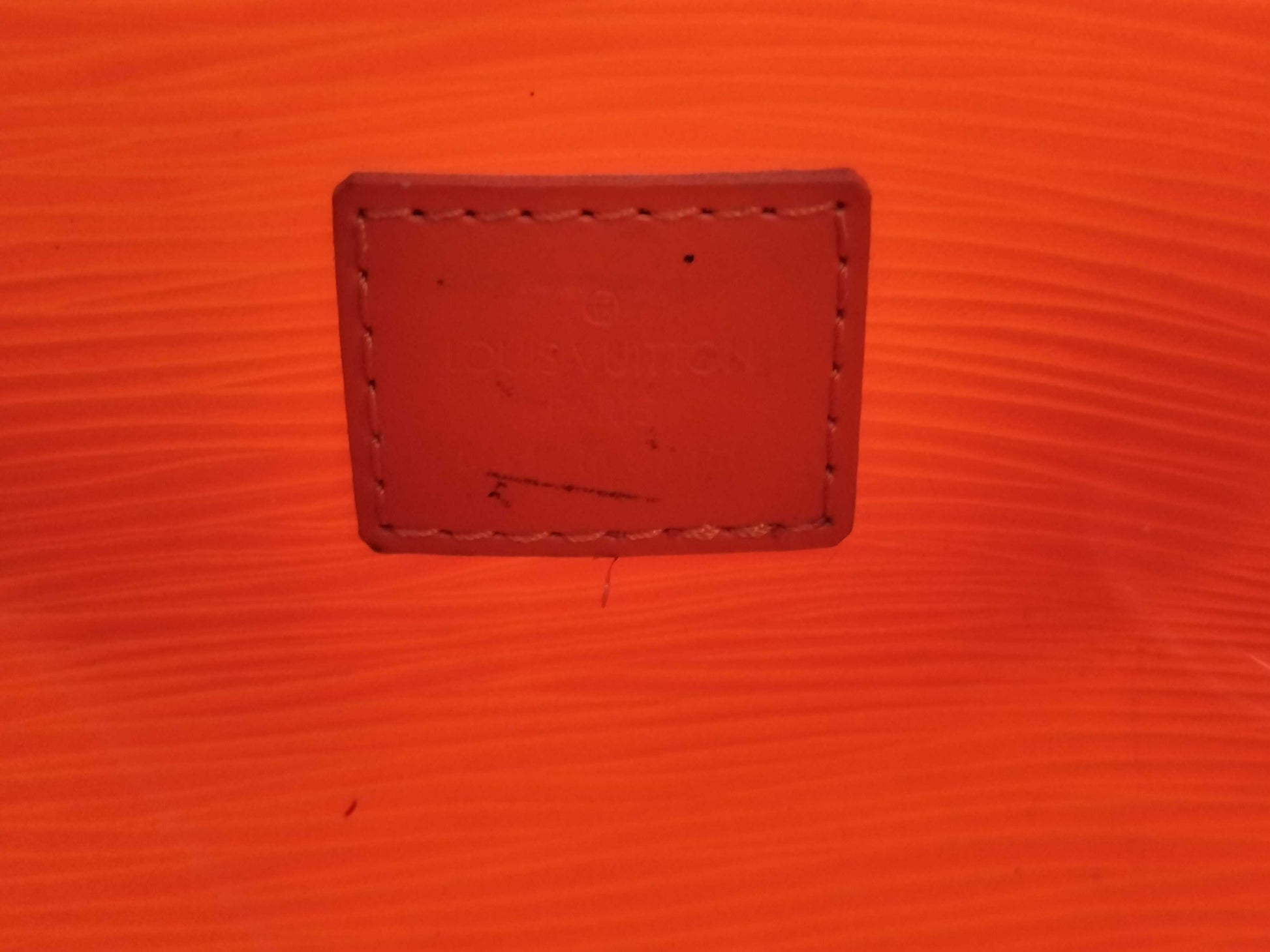 LOUIS VUITTON Mini Lagoon Bay Handbag M92262 Orange Gold Hardware Epi Plage CA1021 Handbag
