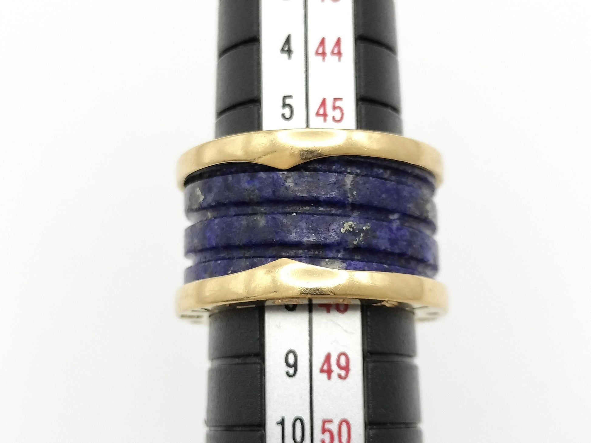 BVLGARI B.zero1 #48 Lapis Lazuli Au750 6.2g Ring 