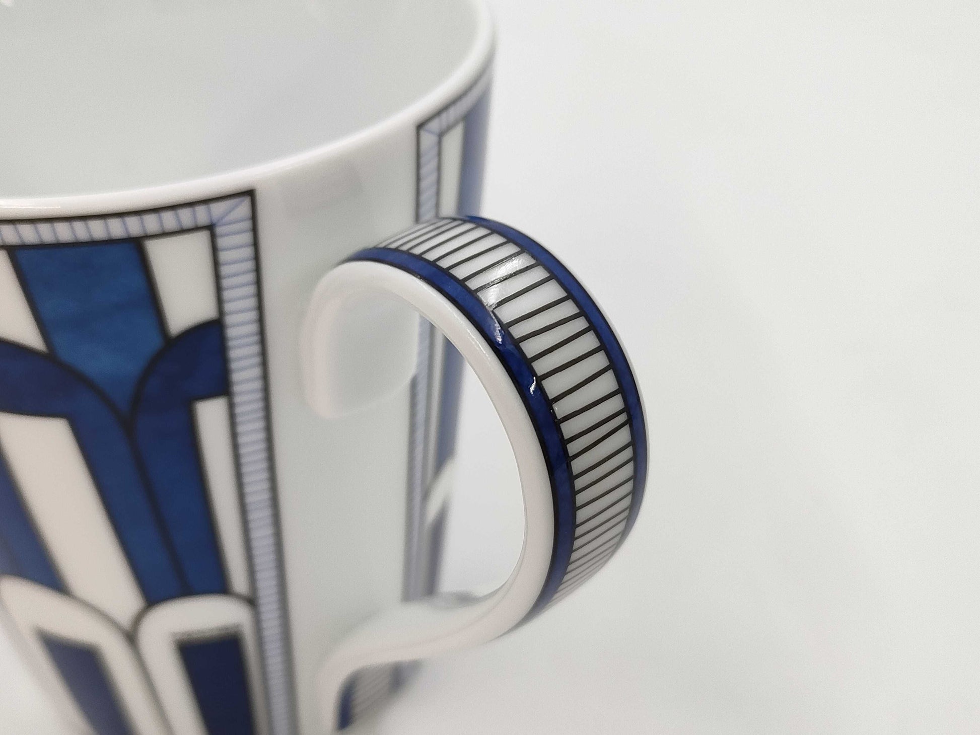 HERMES Hermès Blue Dial Mug Cup