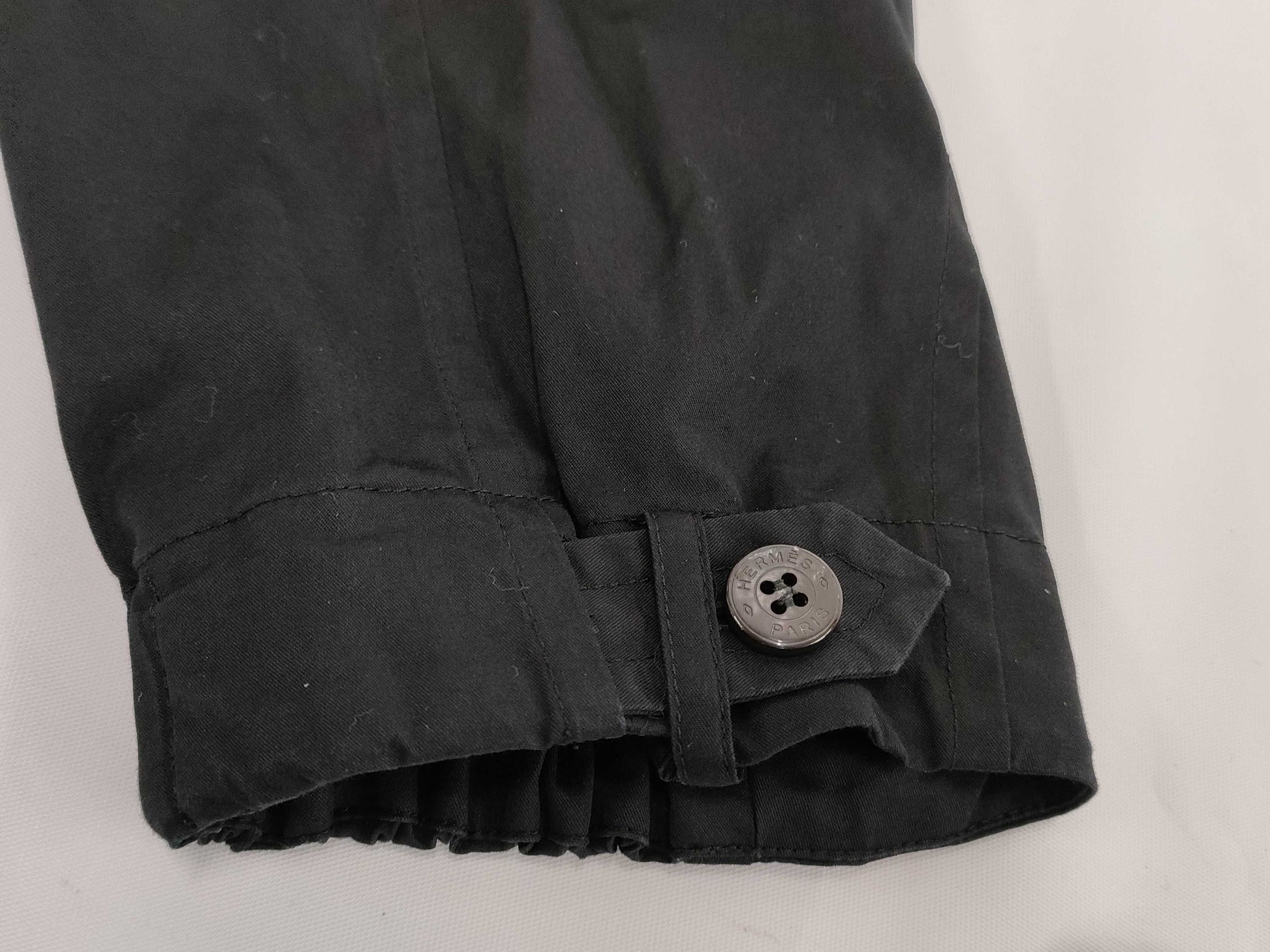 HERMES Rubber Dress One Piece 42 Jacket