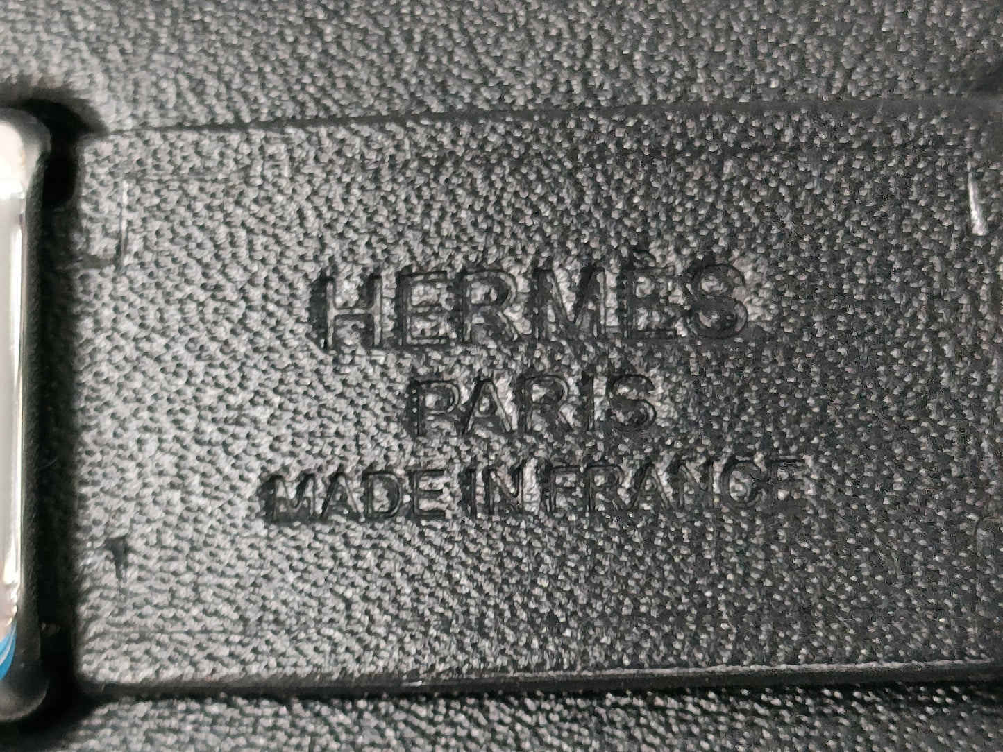 HERMES Hermes Airbag Zip 20 Mini Blue Riviera Shoulder Bag with Silver Hardware and K Stamp