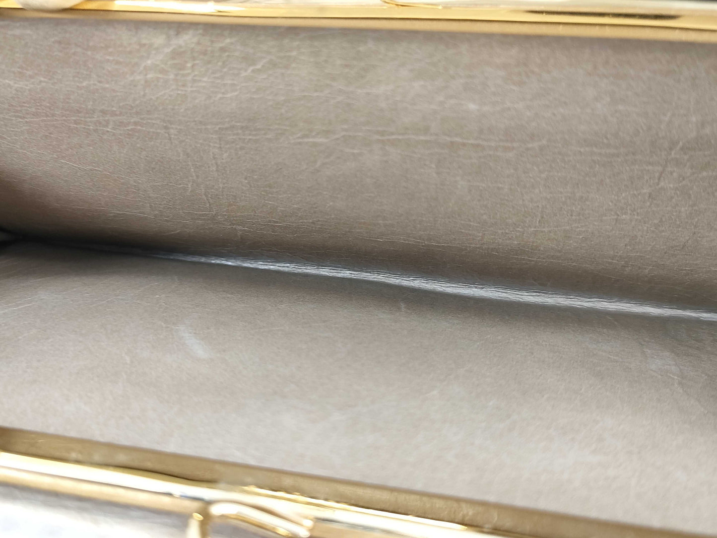Miu Miu clasp leather long wallet