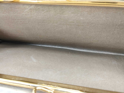 Miu Miu clasp leather long wallet