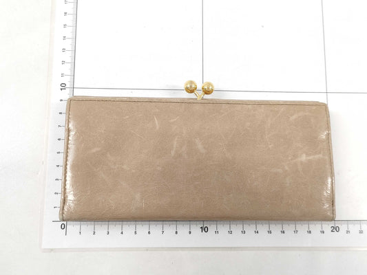 Miu Miu clasp leather long wallet