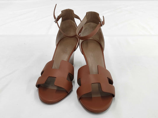 HERMES Legend Sandals, Gold, Size 21-22