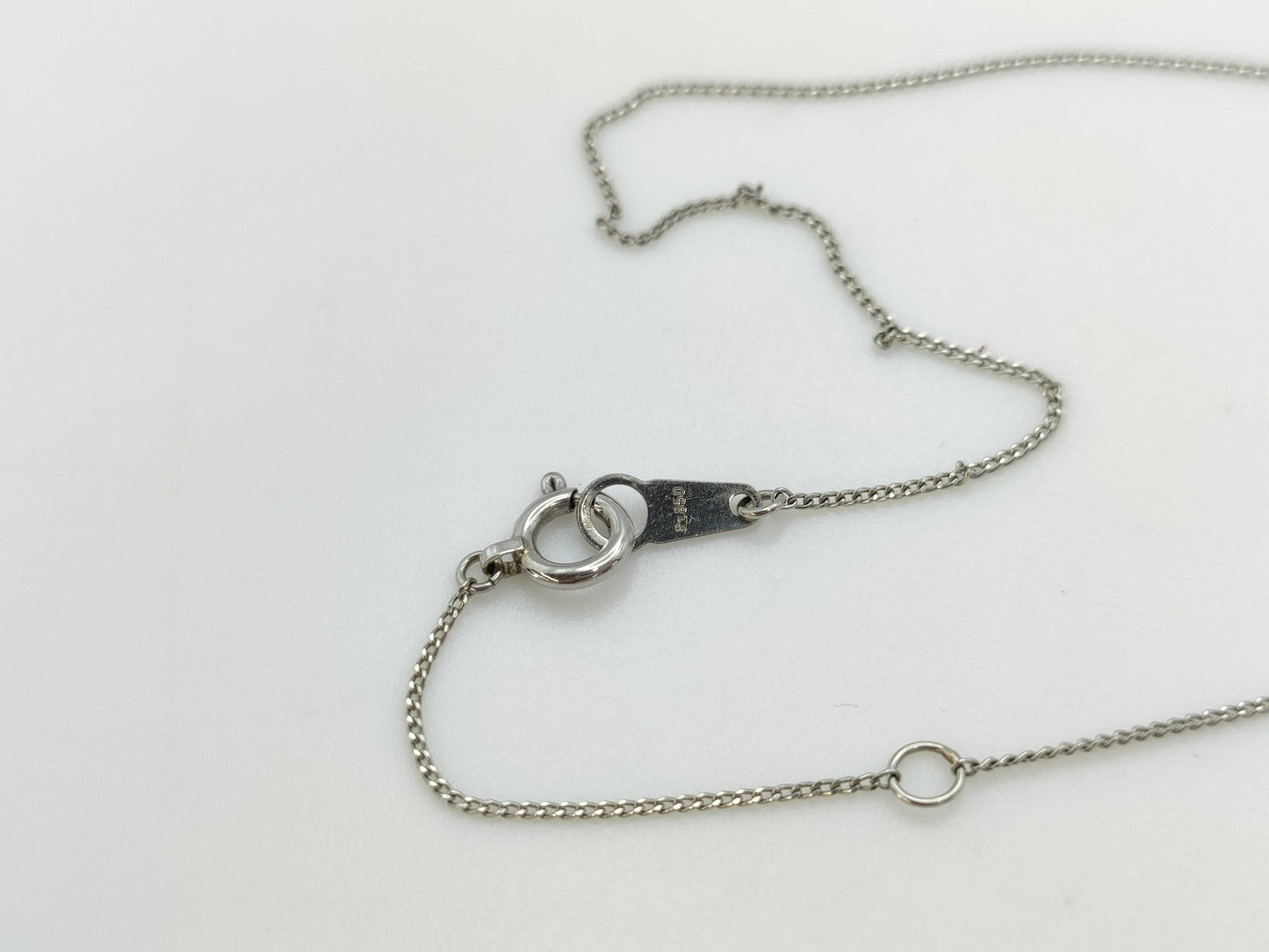 D0.33ct PT900/850 2.4g Necklace 