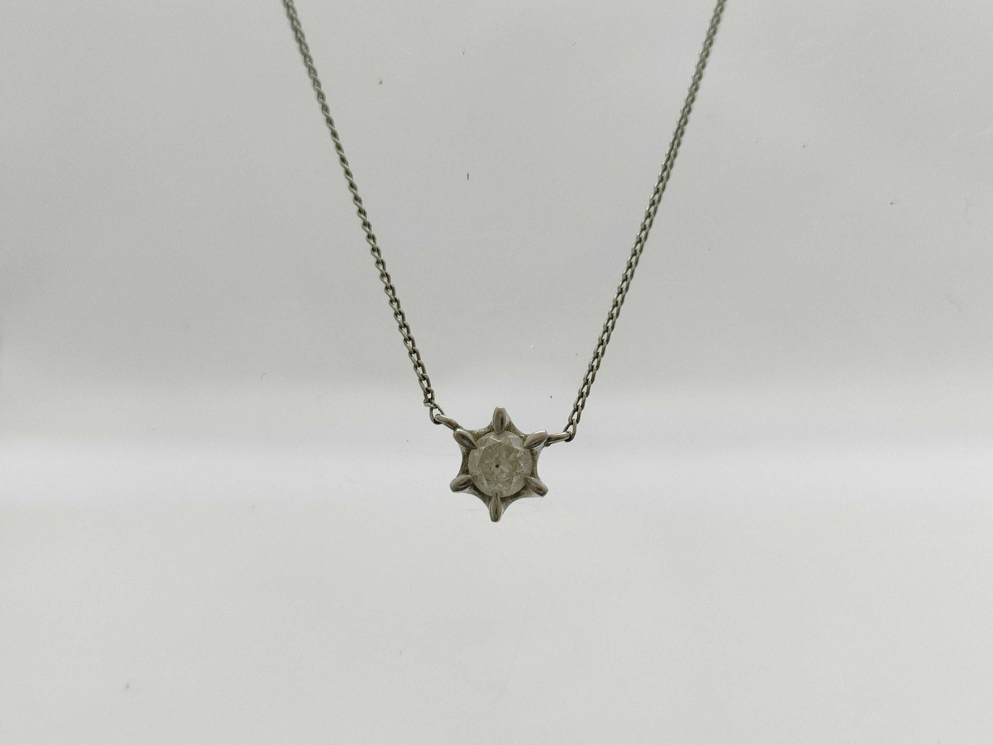 D0.33ct PT900/850 2.4g Necklace 