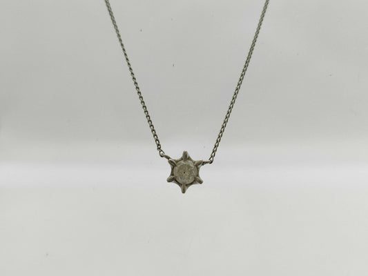 D0.33ct PT900/850 2.4g Necklace 