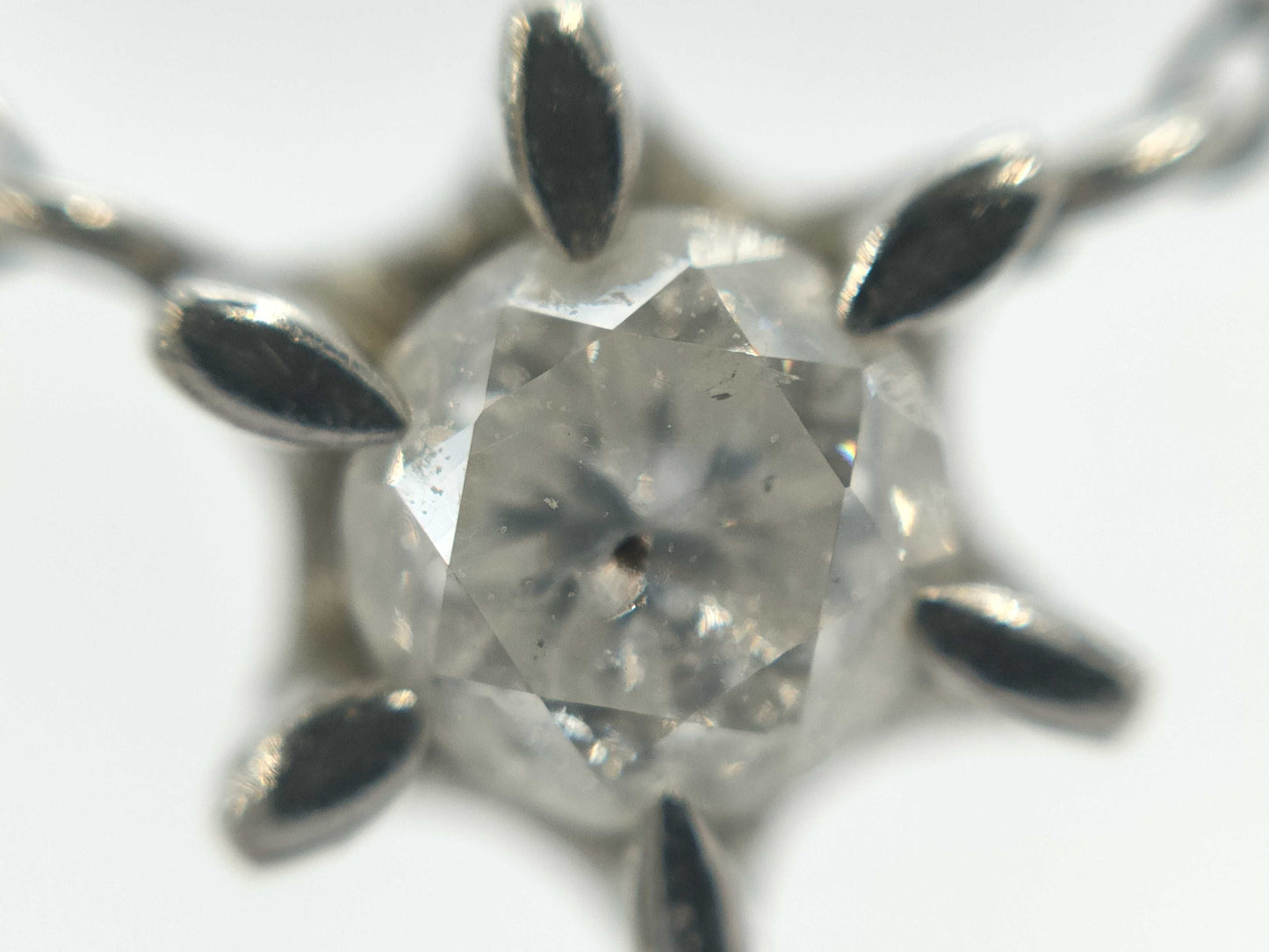 D0.33ct PT900/850 2.4g Necklace 
