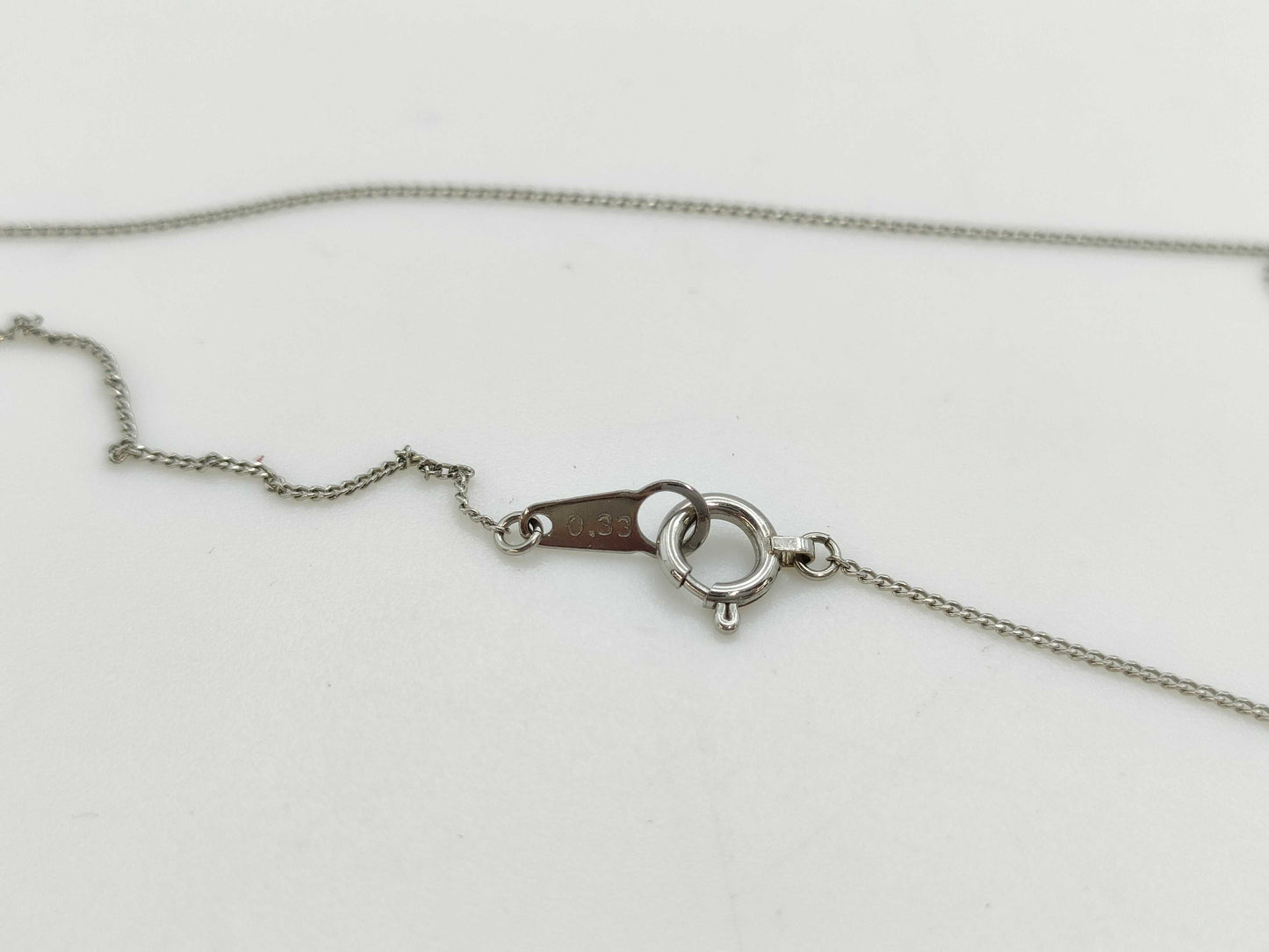 D0.33ct PT900/850 2.4g Necklace 
