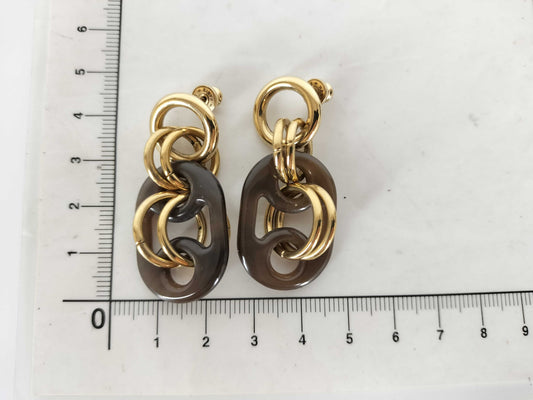 HERMES HERMES Eurydice PM Buffalo Horn Earrings