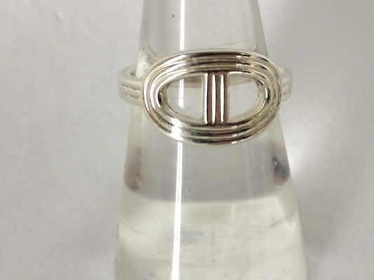 HERMES HERMES Ring Chaine d'Ancre 54 Ring